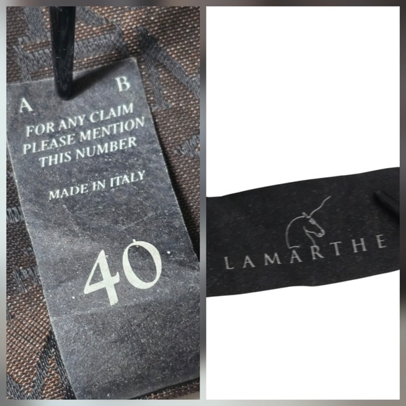 LAMARTHE Olive Green‎ Leather Tote Bag Made in Italy - Picture 15 of 15